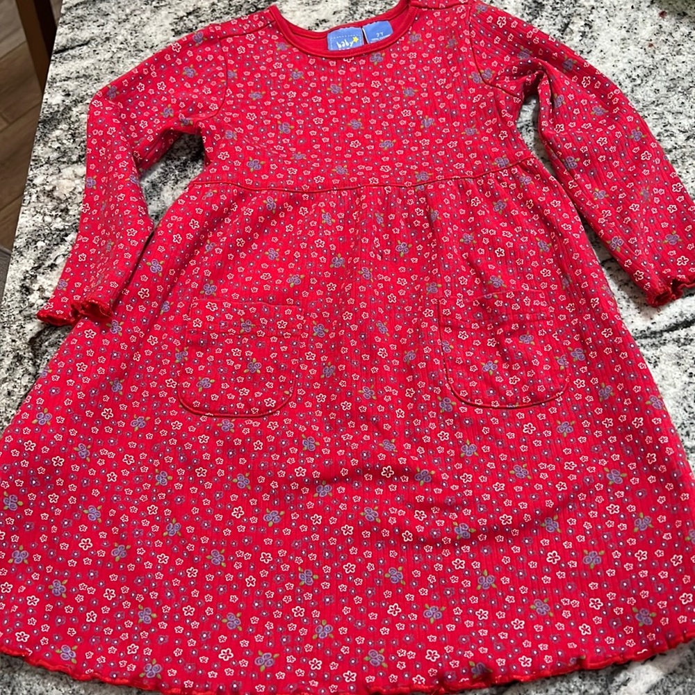Girls Baby Crew calico dress Sz 2 T. Never worn. No tags